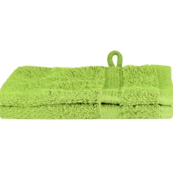 vidaXL Gæstehåndklæde SOLUND 2 pcs Grøn 15 x 21 cm 550 gsm
