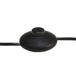 vidaXL gulvlampe E27 massivt mangotræ sølvfarvet