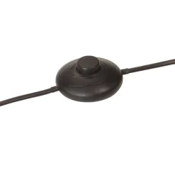 vidaXL gulvlampe 45x45x120 cm 25 W E27 vintagesølv