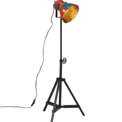 vidaXL gulvlampe 35x35x65/95 cm 25 W E27 flerfarvet