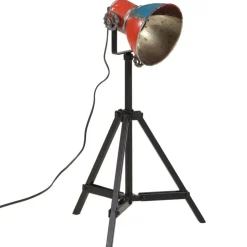 vidaXL gulvlampe 35x35x65/95 cm 25 W E27 flerfarvet