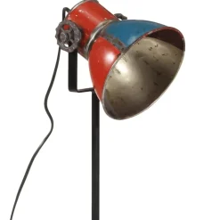 vidaXL gulvlampe 35x35x65/95 cm 25 W E27 flerfarvet