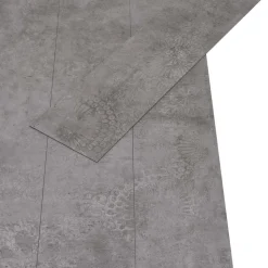 vidaXL Gulvplanker 36 pcs BetonGrå 5,02 m² PVC