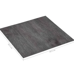vidaXL Gulvplanker 55 pcs Brun 5,11 m² PVC