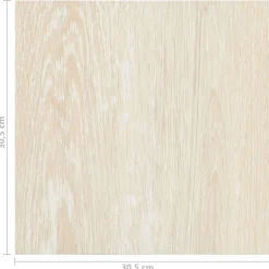 vidaXL Gulvplanker 55 pcs Beige 5,11 m² PVC