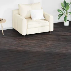 vidaXL Gulvplanker 36 pcs Mørk Brun 5,02 m² PVC