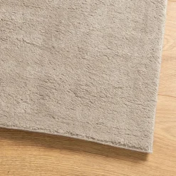 vidaXL gulvtæppe HUARTE 60x110 cm kort luv og vaskbart sandfarvet