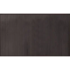 vidaXL gulvtæppe 60x100 cm rektangulær bambus mørkebrun