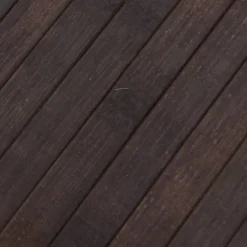 vidaXL gulvtæppe 60x100 cm rektangulær bambus mørkebrun