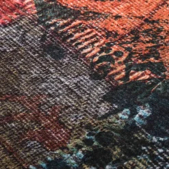 vidaXL gulvtæppe 80x150 cm vaskbart patchworkdesign