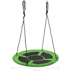 vidaXL gynge 110 cm 100 kg grøn