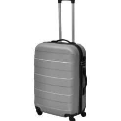vidaXL hardcase trolleysæt 45,5/55/66 cm sølvfarvet