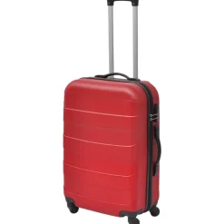 vidaXL hardcase trolleysæt 45,5/55/66 cm rød