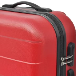 vidaXL hardcase trolleysæt 45,5/55/66 cm rød