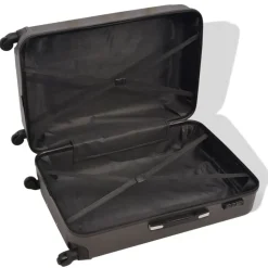 vidaXL hardcase trolleysæt fire dele antracitgrå