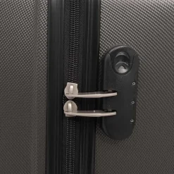 vidaXL hardcase trolleysæt fire dele antracitgrå