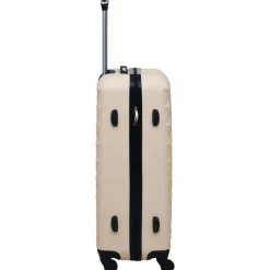 vidaXL hardcase-kuffert ABS guldfarvet