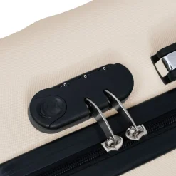 vidaXL hardcase-kuffert ABS guldfarvet