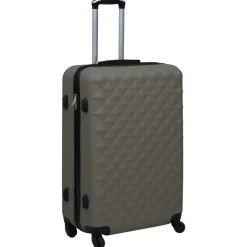 vidaXL hardcase-kuffert ABS antracitgrå