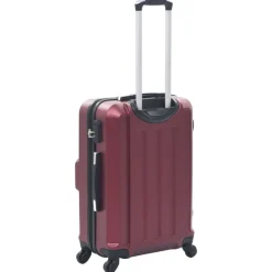 vidaXL hardcase-kuffertsæt 3 stk. ABS rødvinsfarvet