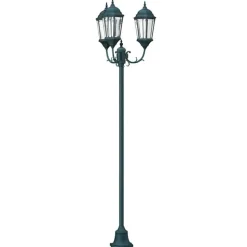 vidaXL Have Lys Vintage Børstet Grøn 57 x 49 x 241 cm