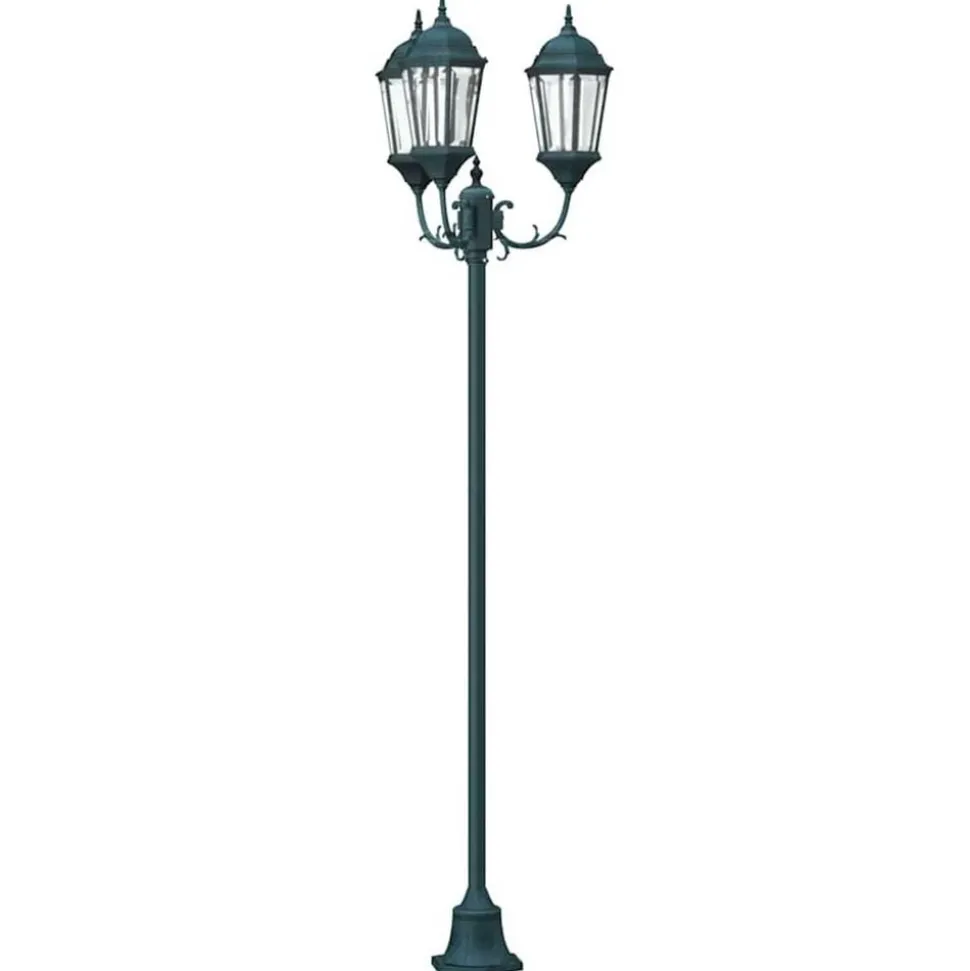 vidaXL Have Lys Vintage Børstet Grøn 57 x 49 x 241 cm