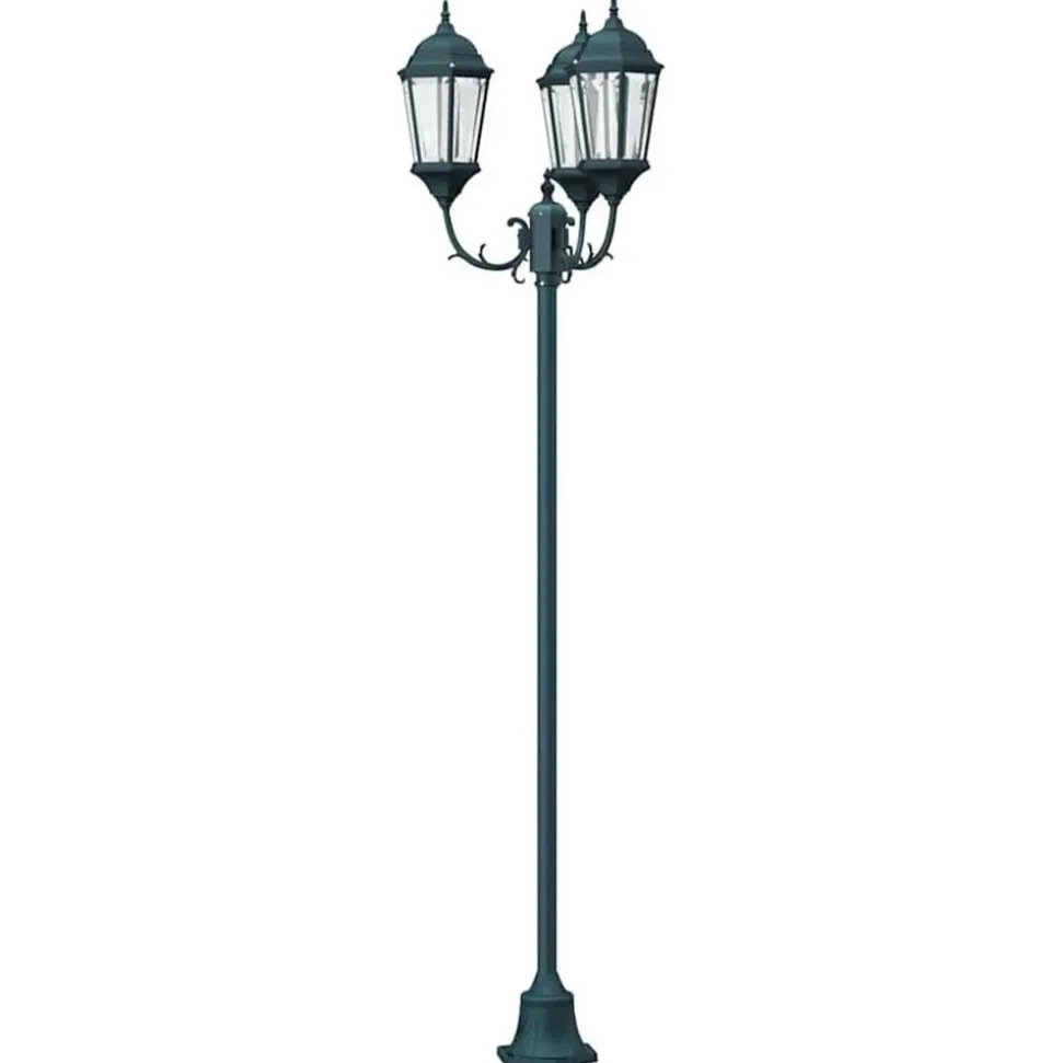 vidaXL Have Lys Vintage Børstet Grøn 57 x 49 x 241 cm