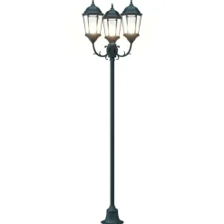vidaXL Have Lys Vintage Børstet Grøn 57 x 49 x 241 cm