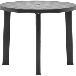 vidaXL havebord 89 cm plastik antracitgrå