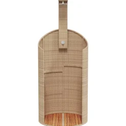 vidaXL havebruser 100x100x241,5 cm polyrattan og akacietræ beige