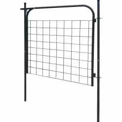 vidaXL havehegnslåge 100x100 cm antracitgrå