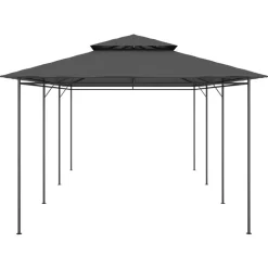 vidaXL havepavillon 600x298x270 cm antracitgrå