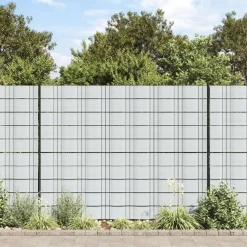 vidaXL haveskærme 10 stk. 252,5x19 cm PVC lysegrå