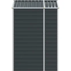 vidaXL haveskur 191x130x198 cm galvaniseret stål antracitgrå