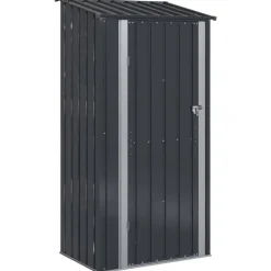 vidaXL Haveskure Antracit 103 x 74 x 200 cm Metal