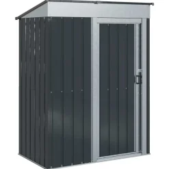 vidaXL Haveskure Antracit 137 x 81 x 180 cm Metal