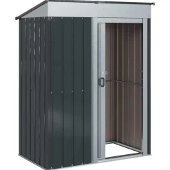 vidaXL Haveskure Antracit 137 x 81 x 180 cm Metal