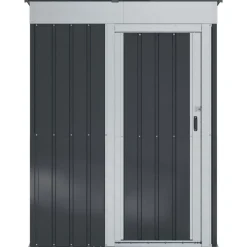 vidaXL Haveskure Antracit 137 x 81 x 180 cm Metal