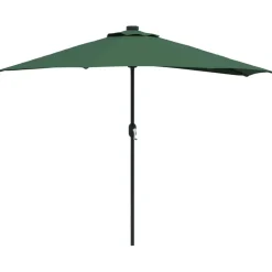 vidaXL Havesol Grøn 294 x 150 x 224 cm Polyester og Stål
