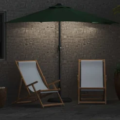 vidaXL Havesol Grøn 294 x 150 x 224 cm Polyester og Stål