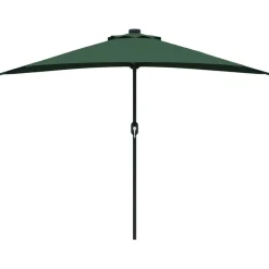 vidaXL Havesol Grøn 294 x 150 x 224 cm Polyester og Stål