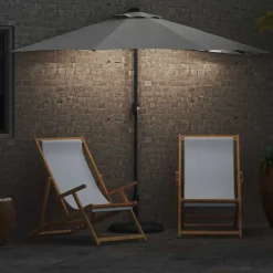 vidaXL Havesol Sandfarvet 294 x 150 x 224 cm Polyester og Stål