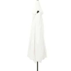 vidaXL Havesol Sandfarvet 394 x 394 x 248 cm Polyester og Stål