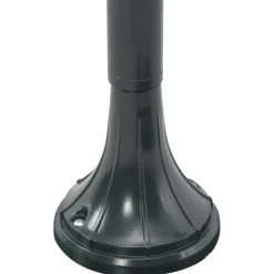 vidaXL havestolpelampe E27 120 cm aluminium mørkegrøn
