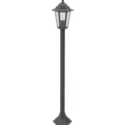 vidaXL havestolpelamper 6 stk. E27 110 cm aluminium mørkegrøn