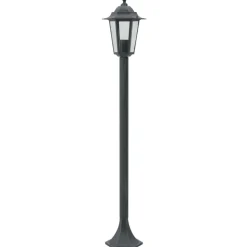 vidaXL havestolpelamper 6 stk. E27 110 cm aluminium mørkegrøn