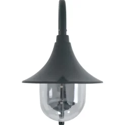 vidaXL havevæglampe E27 42 cm aluminium mørkegrøn