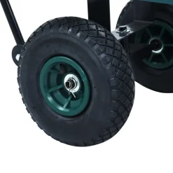 vidaXL havevogn 250 kg grøn