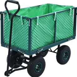 vidaXL havevogn 350 kg grøn