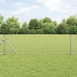 vidaXL Hegnspæl 26 pcs Grå 3,2 x 3,2 x 80 cm